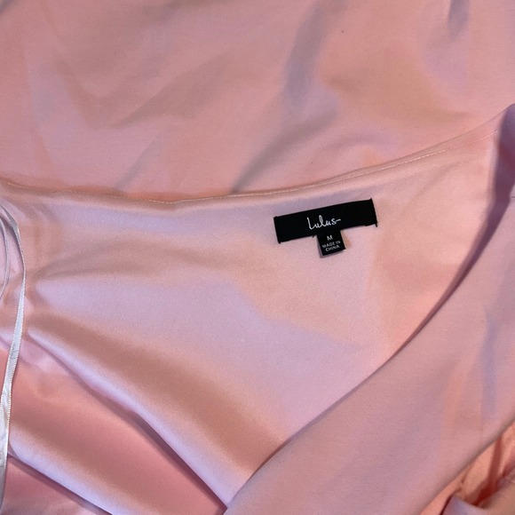 Lulas pink one shoulder cut out side mini Medium - Picture 4 of 9